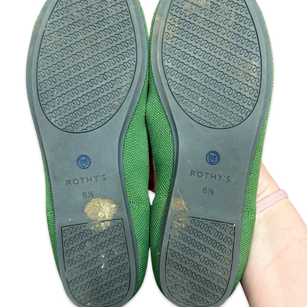 🥿 Rothy’s Women’s The Flat Size‎ 8.5 Green - Picture 10 of 10